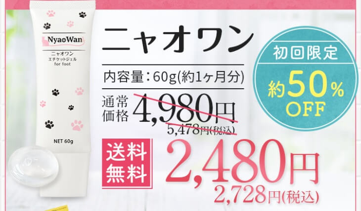 ニャオワンの公式サイトでの販売価格